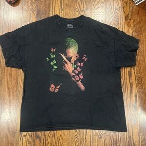 GOAT CREW VINTAGE FEEL FRANK OCEAN BLONDE BLACK SHIRT IN XXL